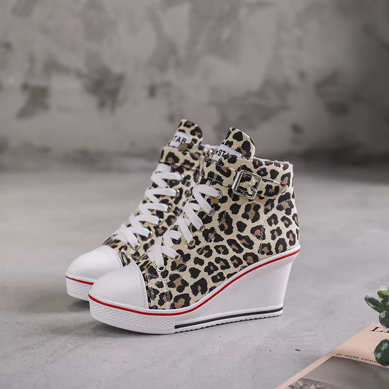 Chaussures en toile montantes pour femmes