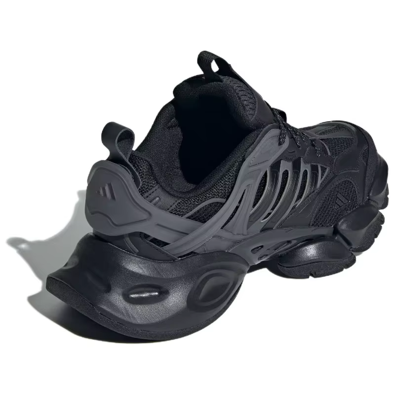 Adidas XLG Runner Deluxe Noir Semelle Épaisse Amorti Souple et Élastique Chaussures Rehaussantes Unisexe Homme Femme Sneakers JR3086