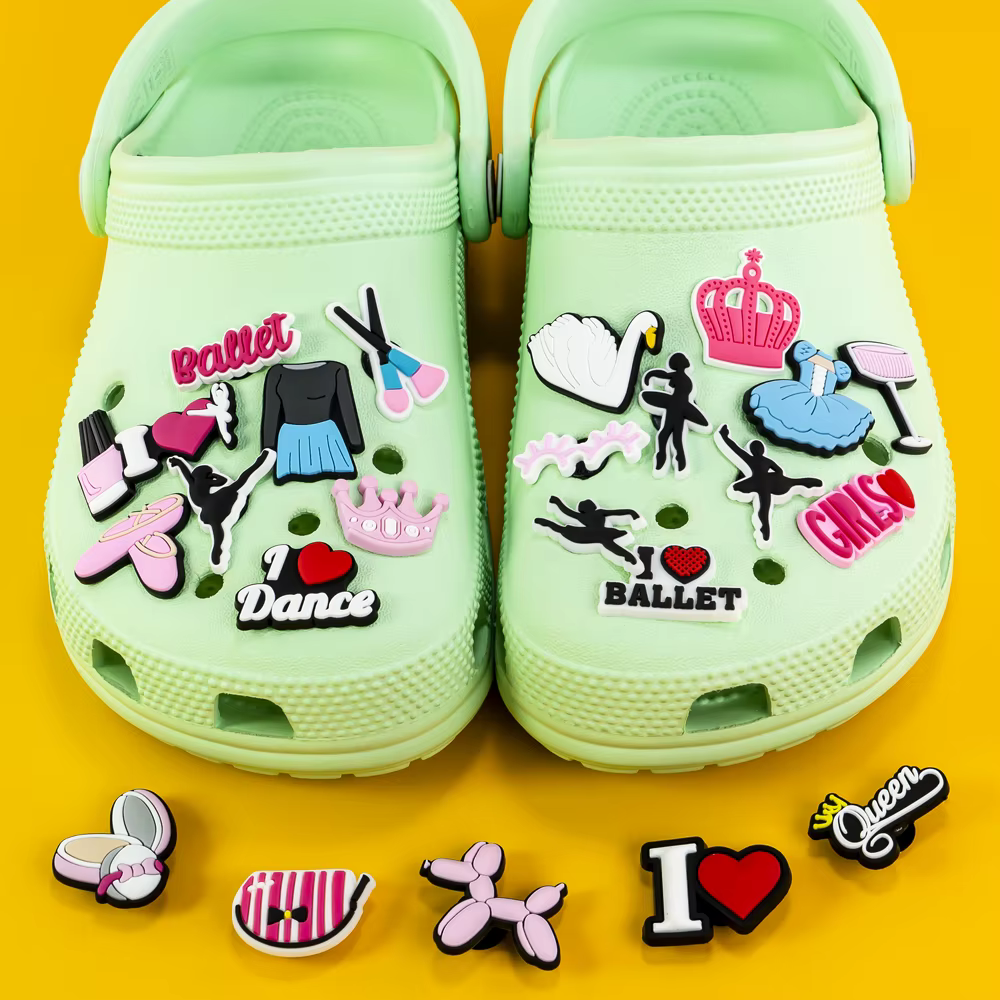 Breloques pour chaussures de Ballet rose