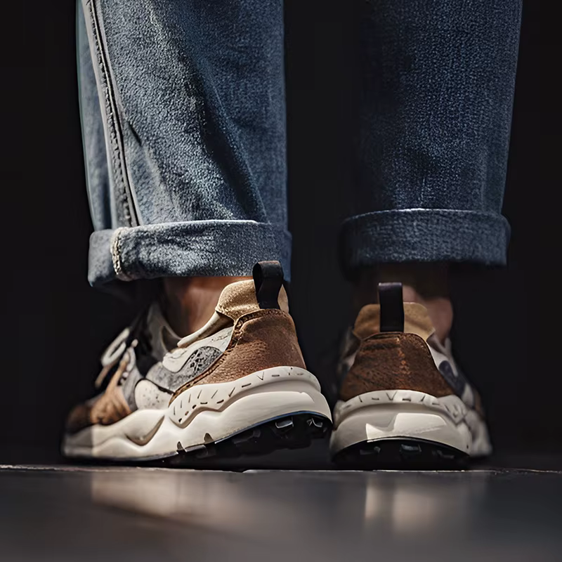 Maden 80's rétro épissage chaussures de Jogging pour hommes polyvalent respirant confortable baskets en plein air bas