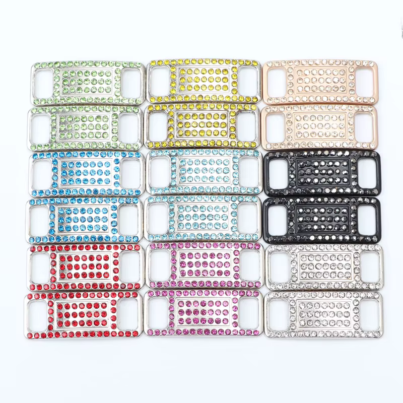 Coloré strass boucle lacets AF1 chaussure décoration bijoux baskets chaussures breloques bricolage
