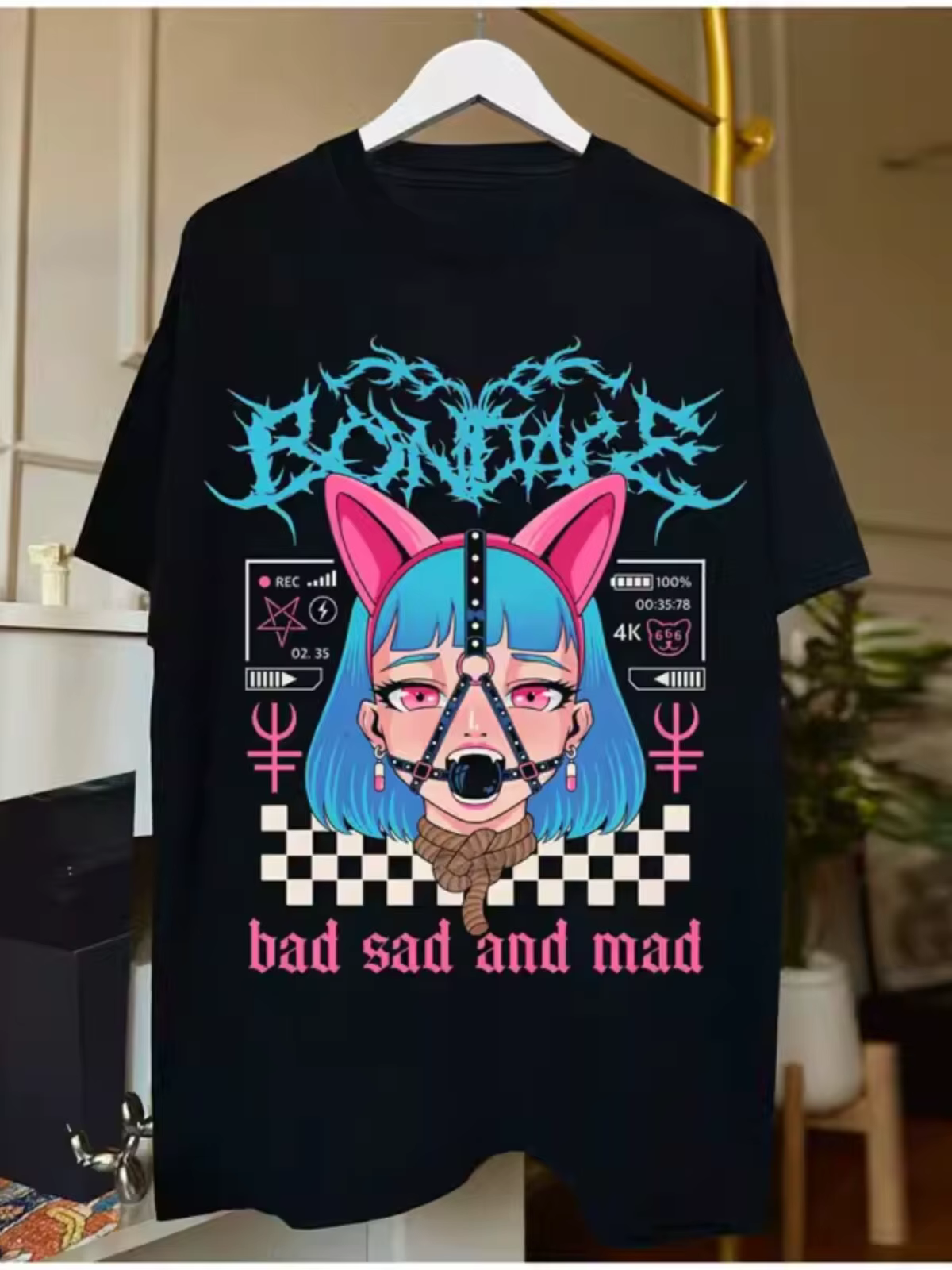 T-shirt décontracté d'été style rétro, motif floral, tatouage chicano de la Côte Ouest, art créatif, pour hommes et femmes, haut de gamme, logo artistique 2026