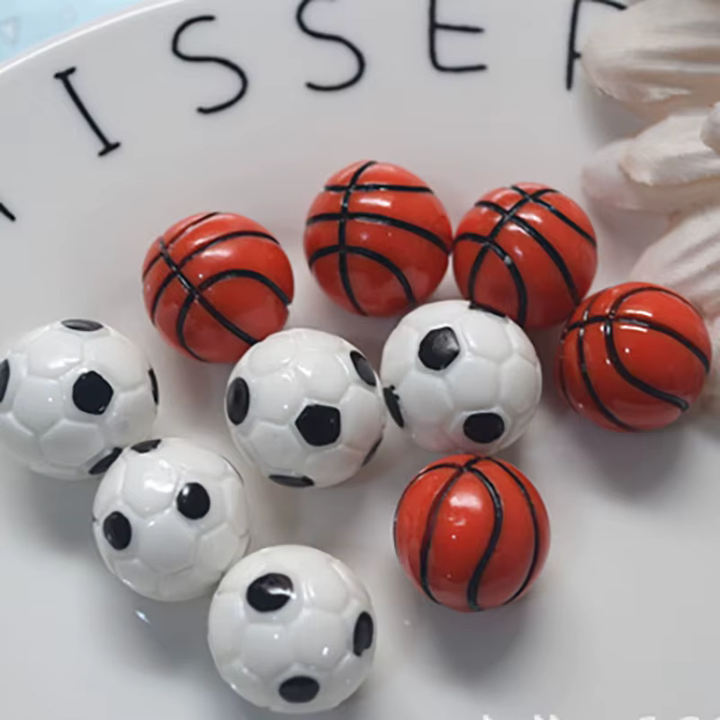 Basket-Ball Badminton bricolage accessoires nouvelle qualité 5 pièces Football Miniature Football