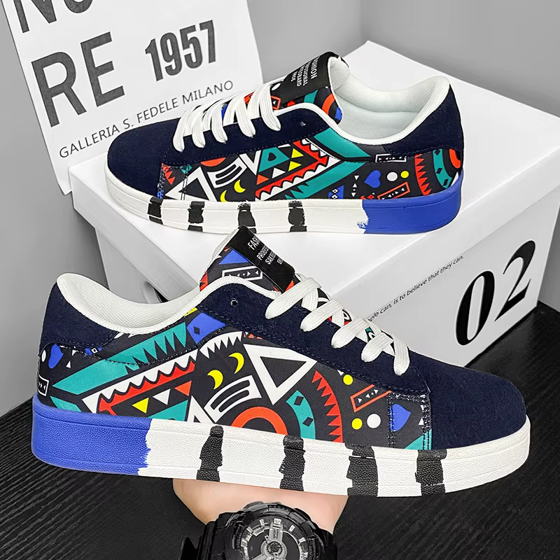 YRZL chaussures de Skateboard hommes toile baskets décontracté respirant