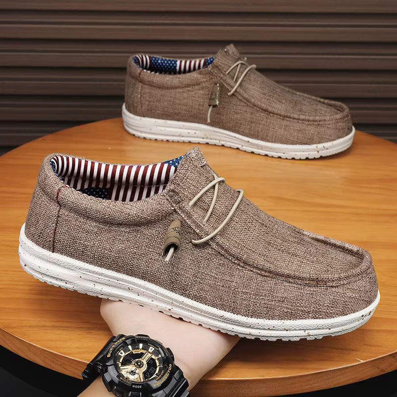 Marque hommes chaussures décontractées mode Denim toile