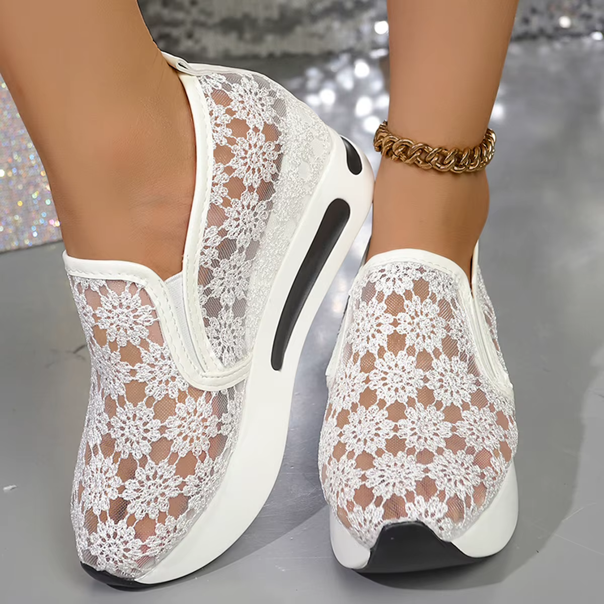 2025 femmes baskets légères sport Slip-on chaussures plates décontractées