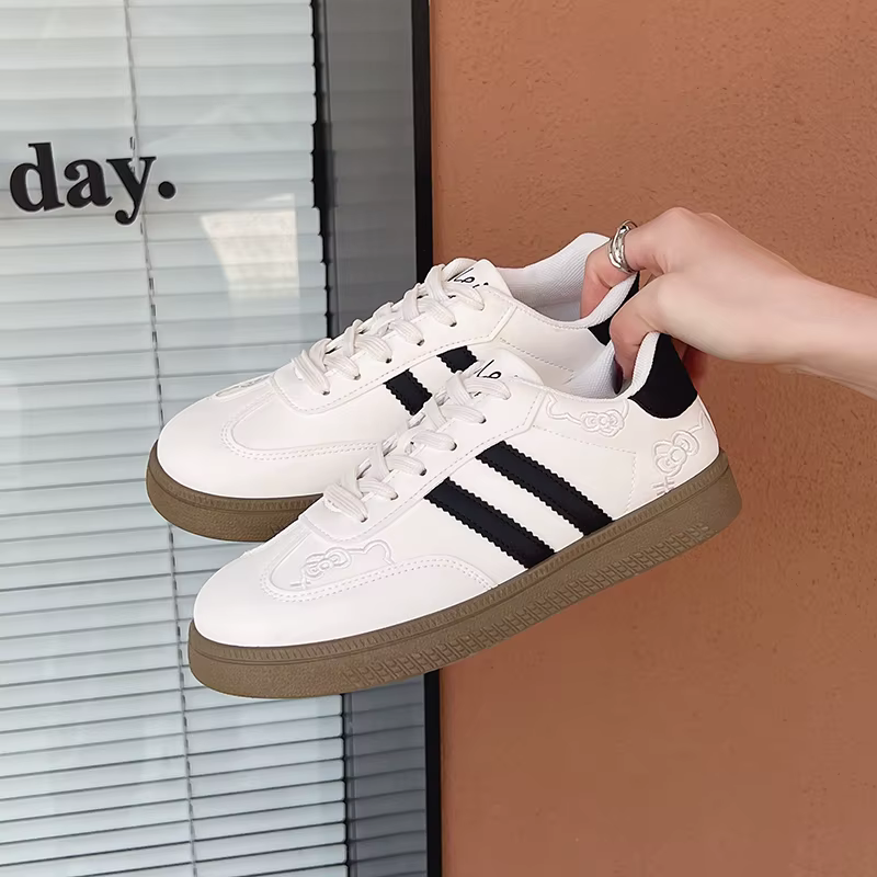 Baskets blanches chics de Style coréen pour femmes