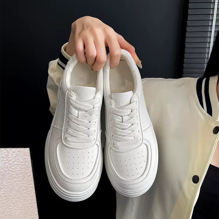 Baskets plates décontractées pour femmes avec semelle épaisse de 10 cm