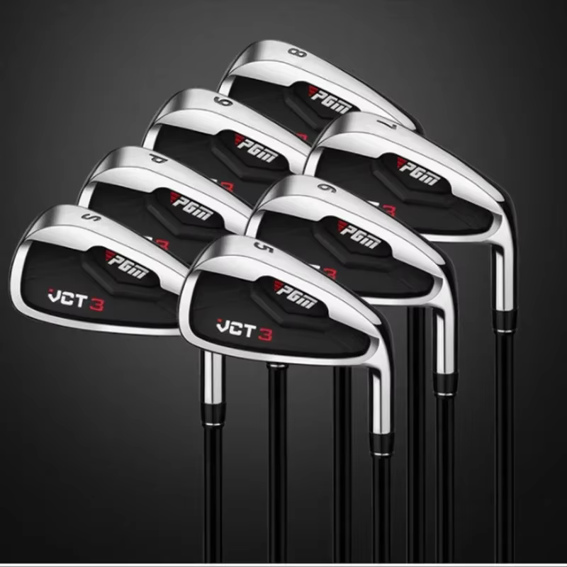 Clubs de golf PGM 7 Irons pour hommes débutants, clubs d'entraînement, surface améliorée et haute élasticité, club d'exercice TIG031