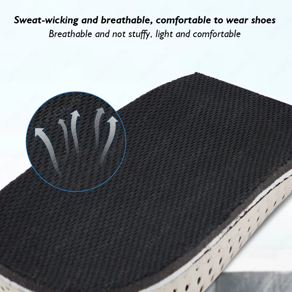Semelles intérieures demi-chaussures pour augmenter la hauteur