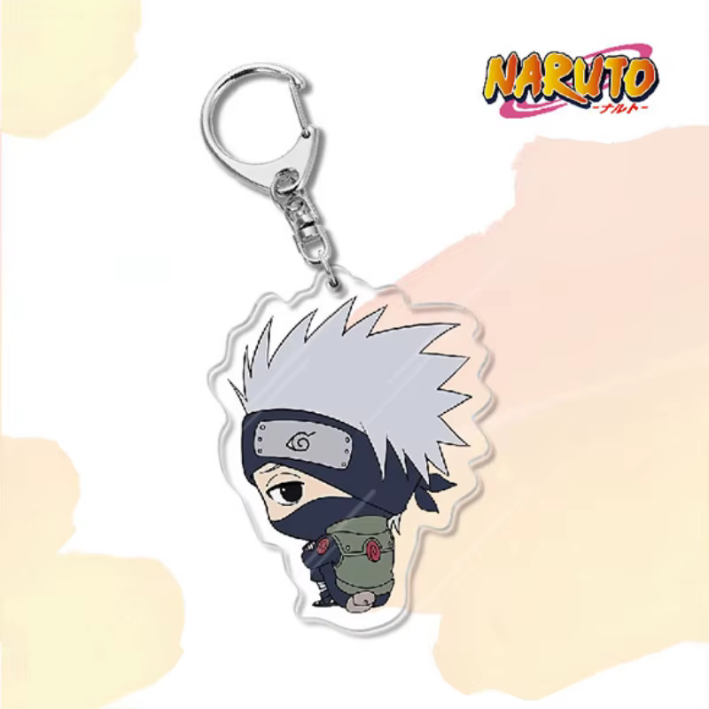Pendentif porte-clés acrylique NARUTO Cosplay, accessoire créatif