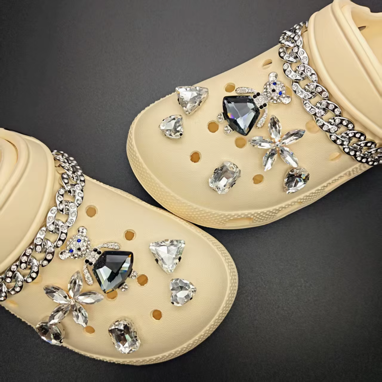 Breloques de chaussures de luxe pour Crocs