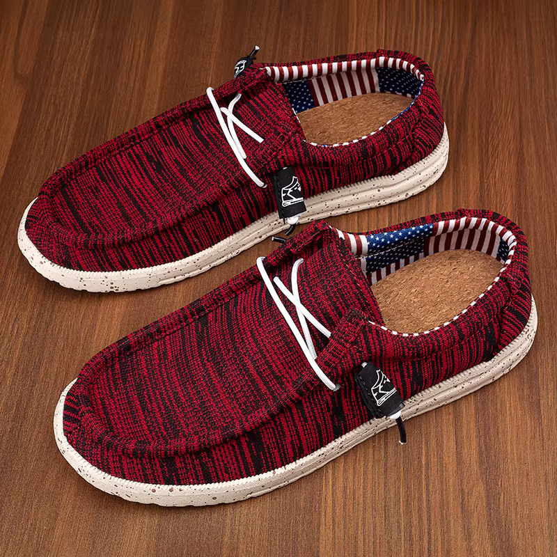 Mocassins bateau respirants pour hommes 2026 – Chaussures décontractées légères en toile à lacets – Zapatos Para Hombre