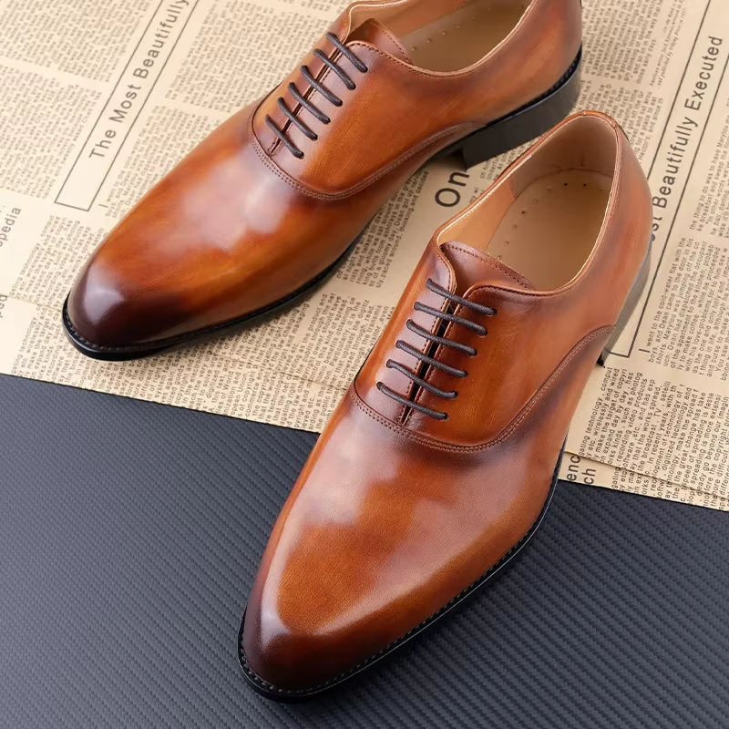 Chaussures Élégantes en Cuir pour Homme d'Affaires