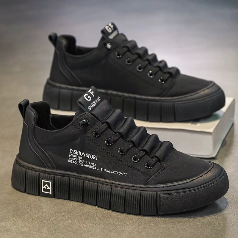 Vert hommes chaussures décontractées glace soie toile