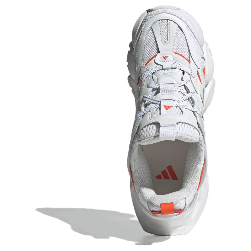 Adidas XLG Runner Deluxe Unisex Low Top Dad Shoes Blanc Orange
