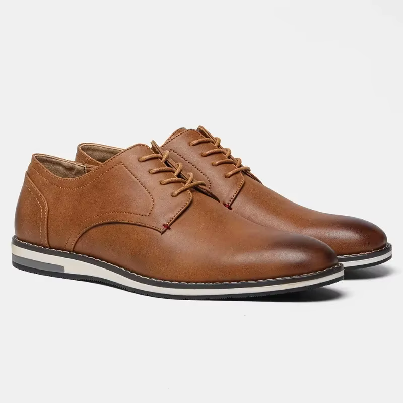 Hommes baskets à la mode chaussures en cuir confortables 2025