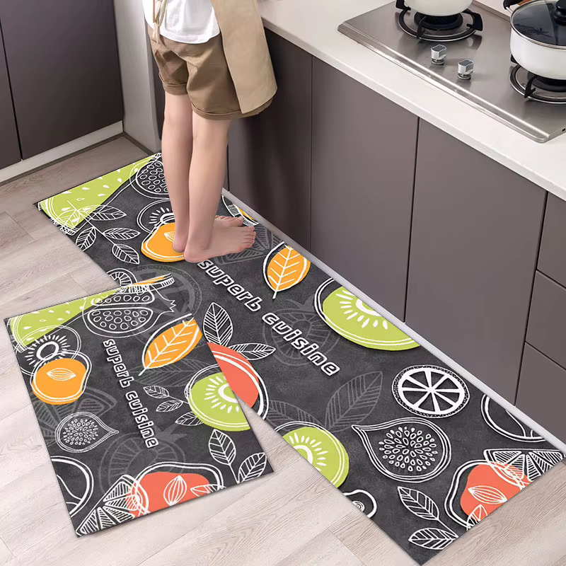 Tapis de cuisine, tapis de sol, mode Simple, Style nordique, tenue de maison, longue bande, décoration de maison moderne