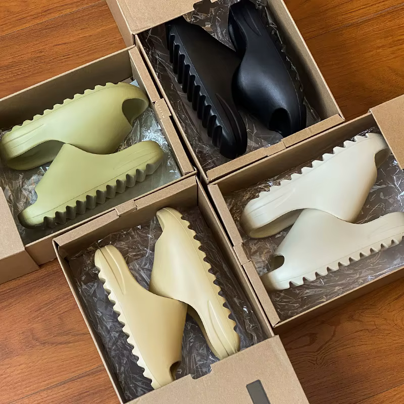 Yezy – pantoufles d'été à semelle épaisse pour hommes et femmes