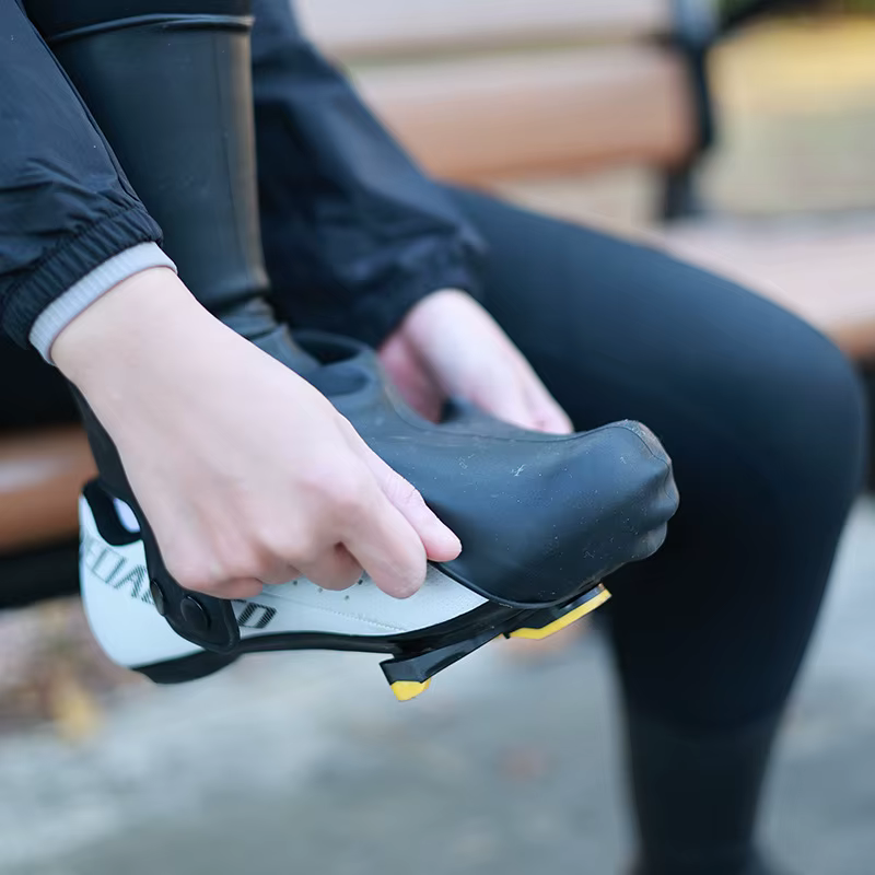 Couvre-chaussures de cyclisme sur route en silicone
