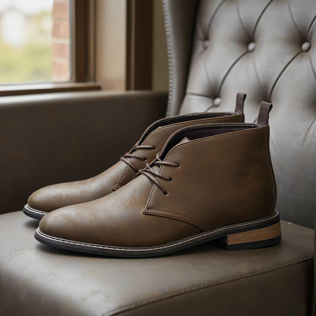 Chaussures en cuir pour hommes Marque 2026