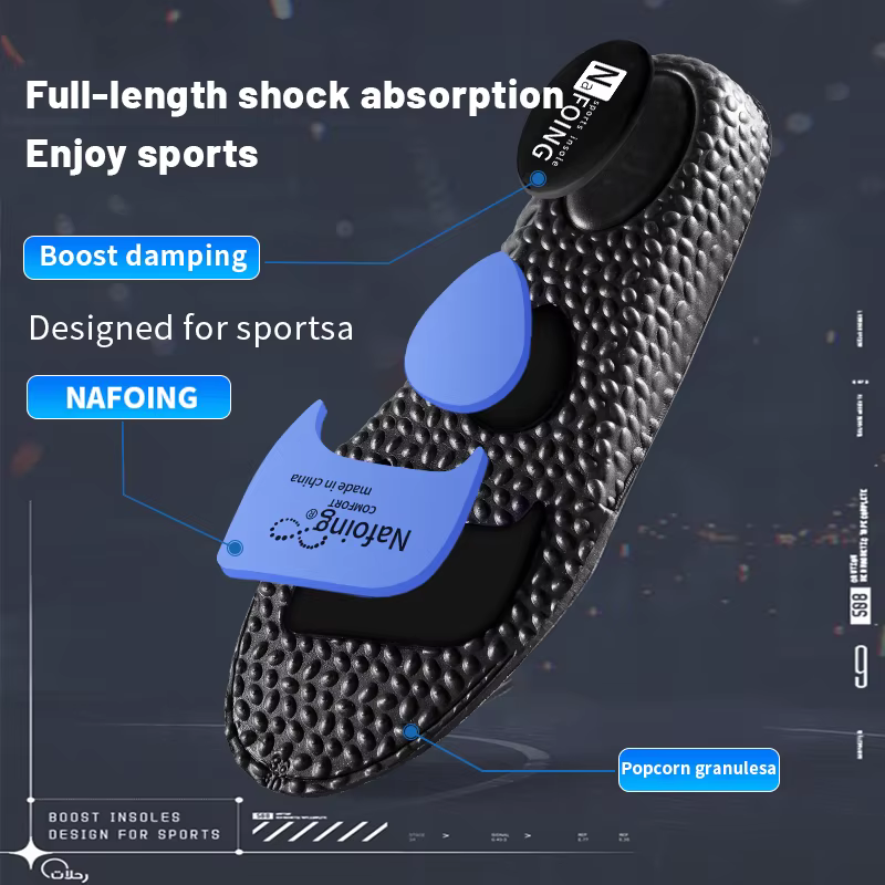 Semelles intérieures de sport respirantes et absorbantes pour chaussures