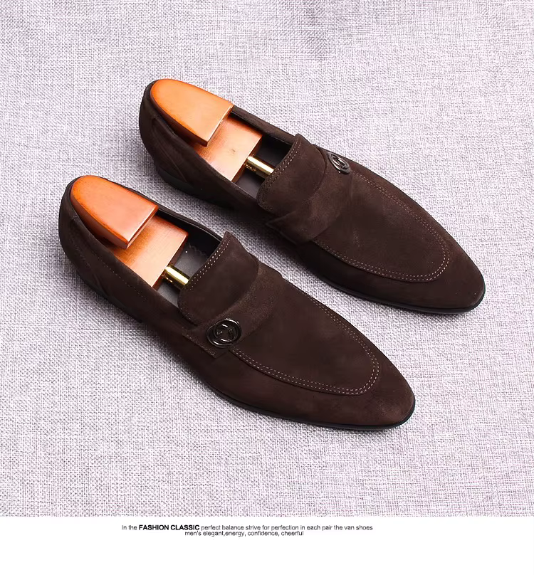 Chaussures en cuir d'affaires européennes pour hommes