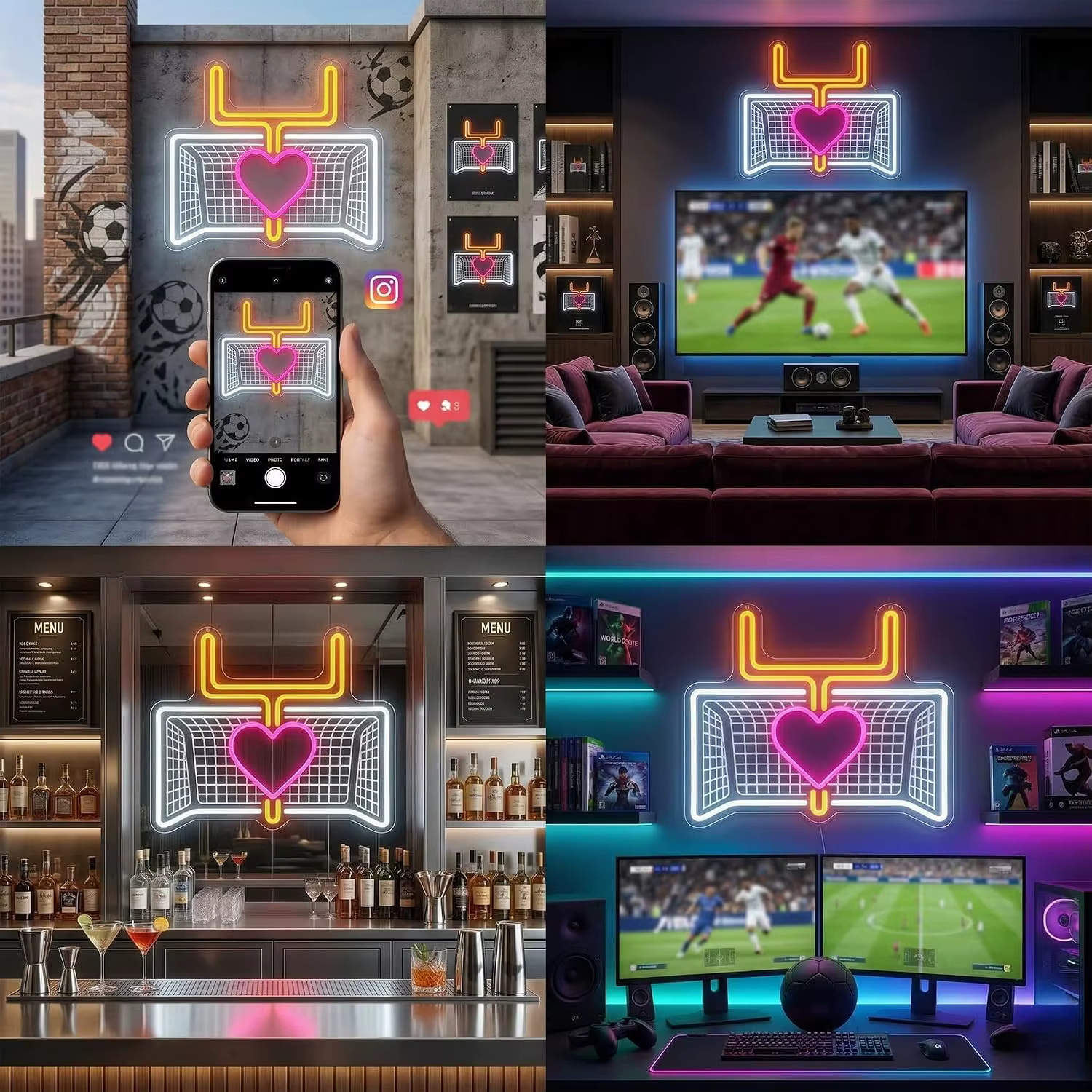 Panneau néon en forme de panier de basket-ball, lumière LED USB, décoration murale pour salle de jeux, chambre à coucher, bar, sport, cadeau de Saint-Valentin, de mariage ou d'anniversaire