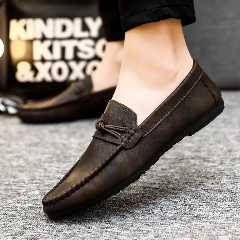 Mocassins Confortables à Enfiler pour Homme