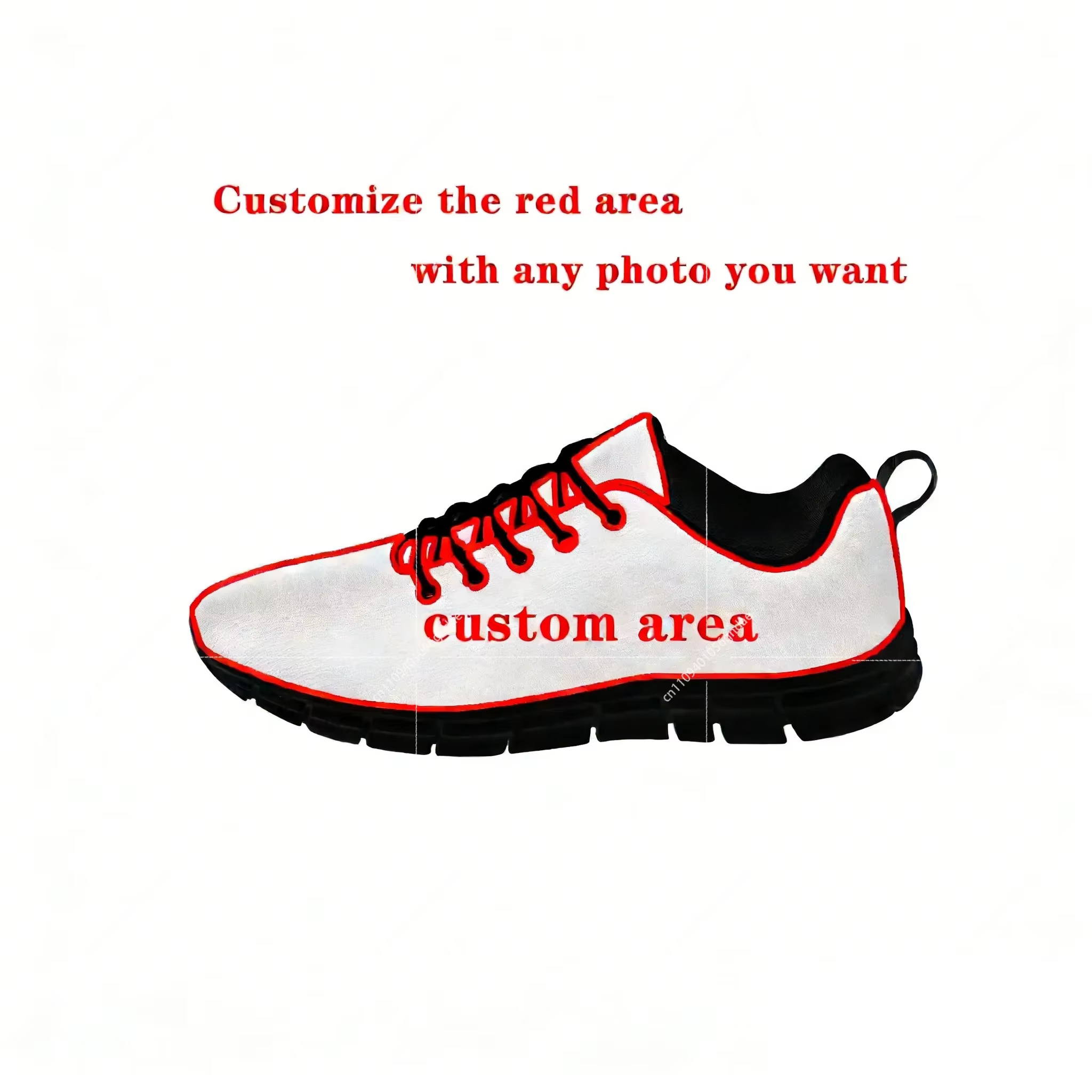 Chaussures de sport avec drapeau de la Barbade