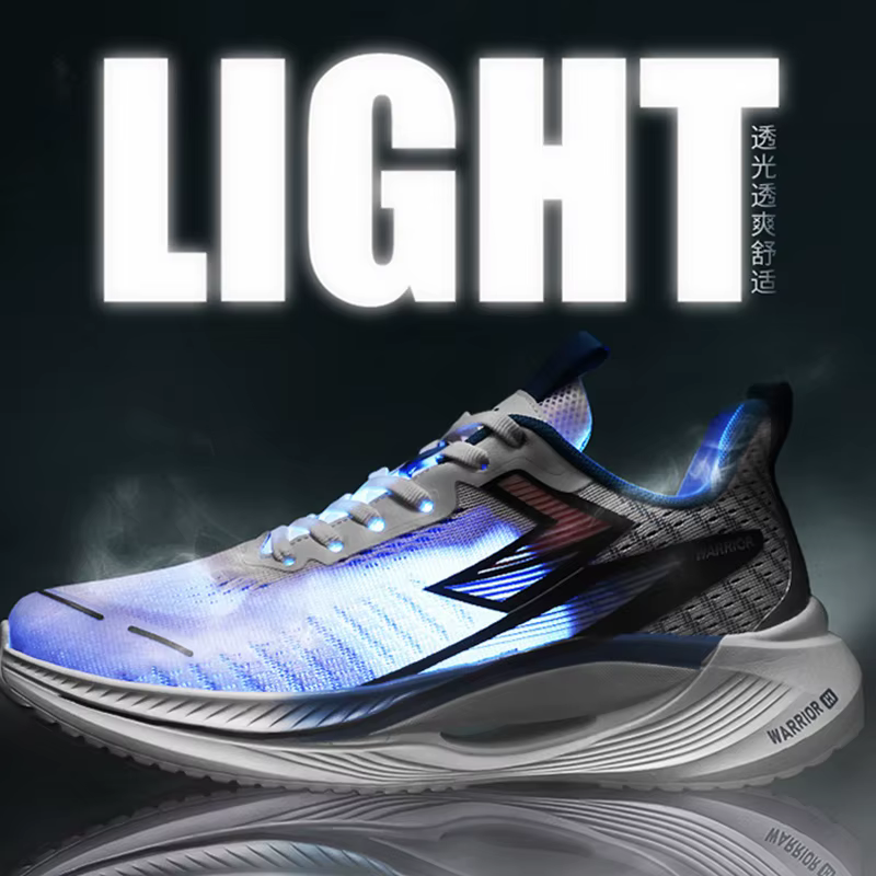 Warrior – chaussures de course légères et absorbant les chocs pour hommes