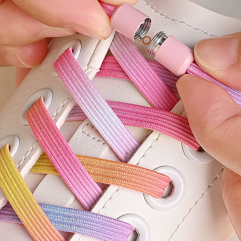 Lacets de chaussures sans lacets élastiques