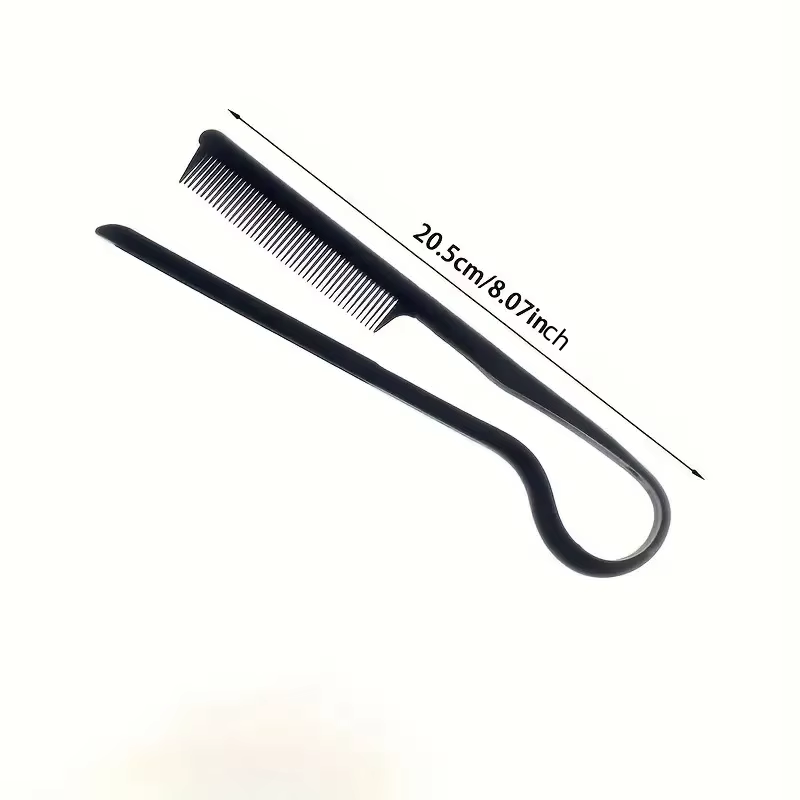 Peigne en V pour coiffure - Outil de finition et de lissage des cheveux - Clip spécial pour perruques