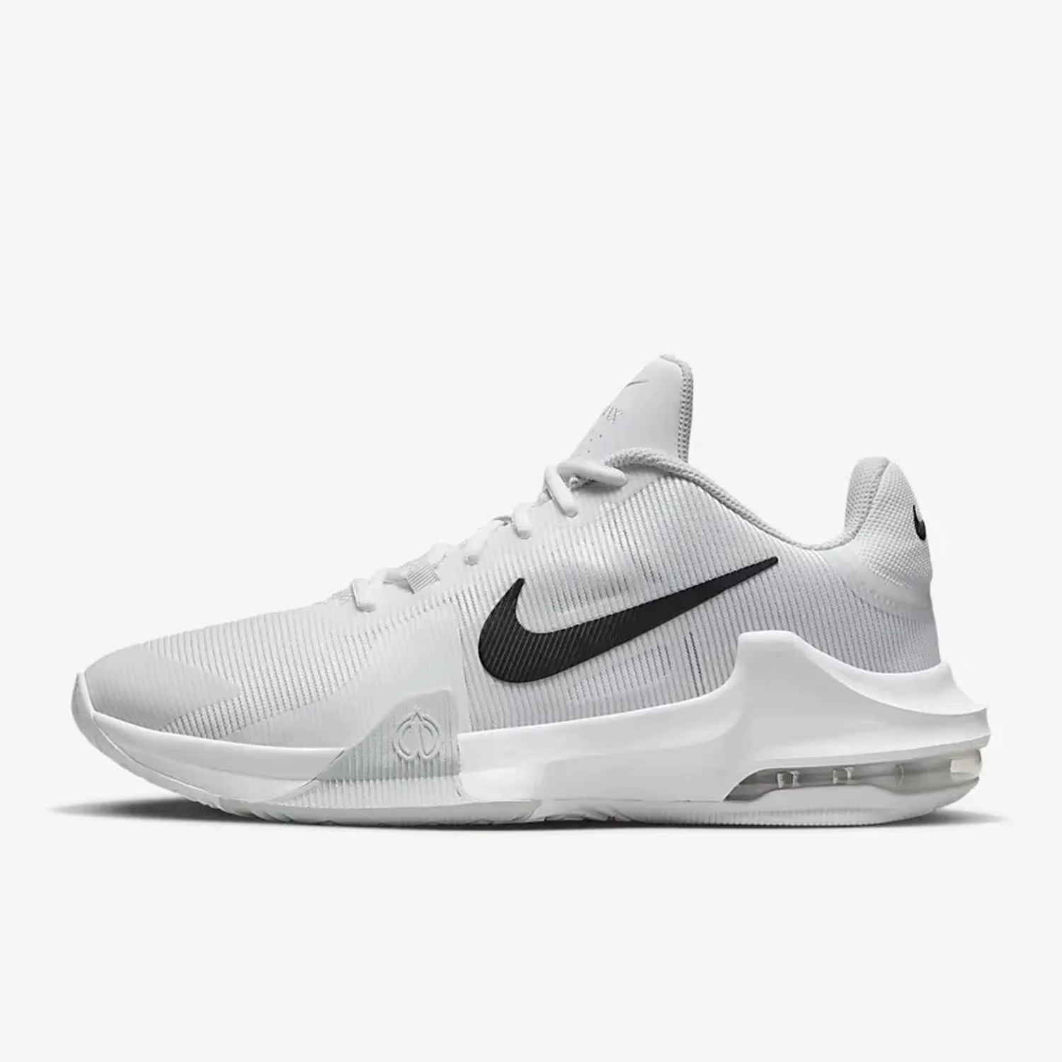 Nike officiel véritable Air Max Impact 4 chaussures de basket-ball rembourrées pour hommes DM1124-100