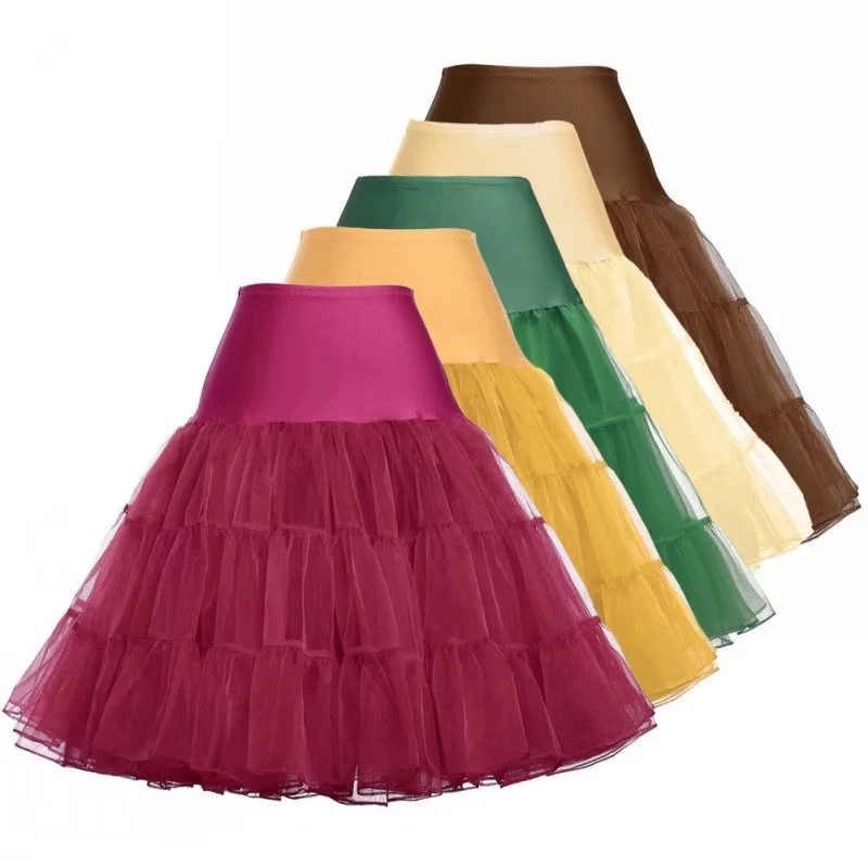 Jupon de mariée Vintage, robe Rockabilly Cosplay Crinoline pour femme, sous-jupe de mariée, Tutu Rockabilly