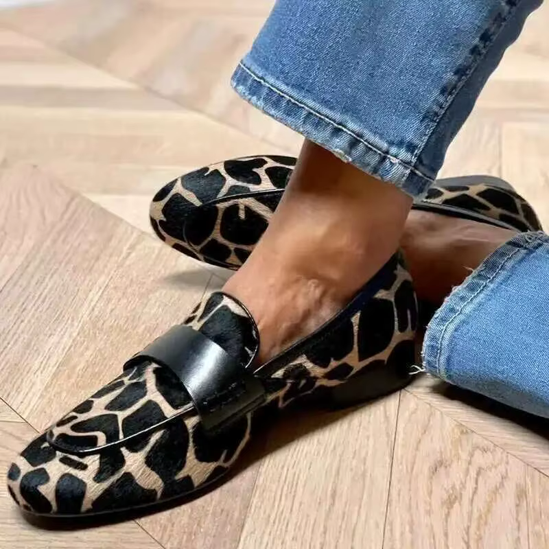 Chaussures à talons plats