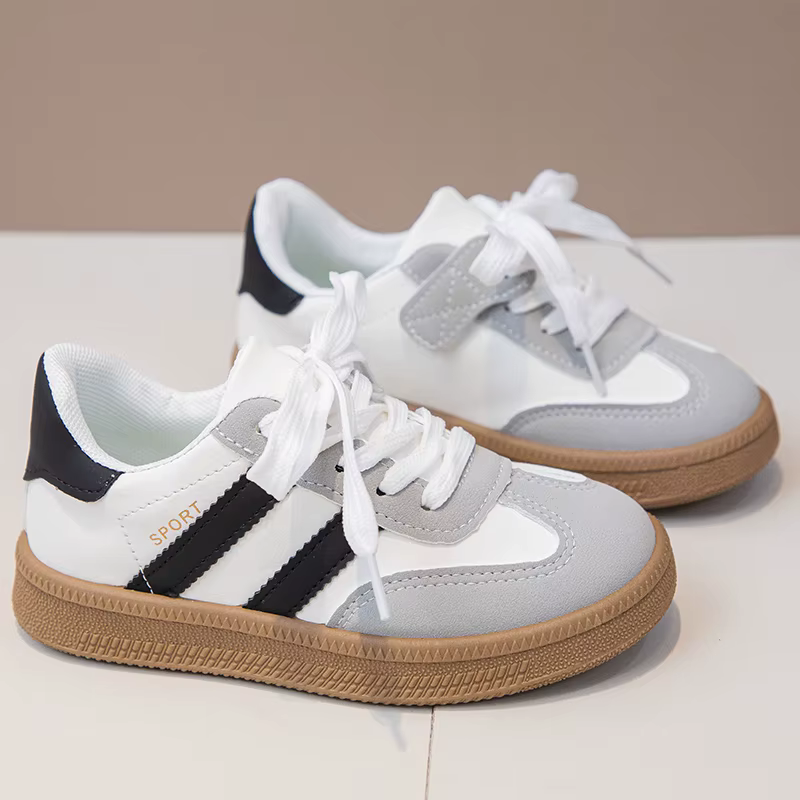 Chaussures De planche pour enfants baskets pour garçons 3-18 ans kaki