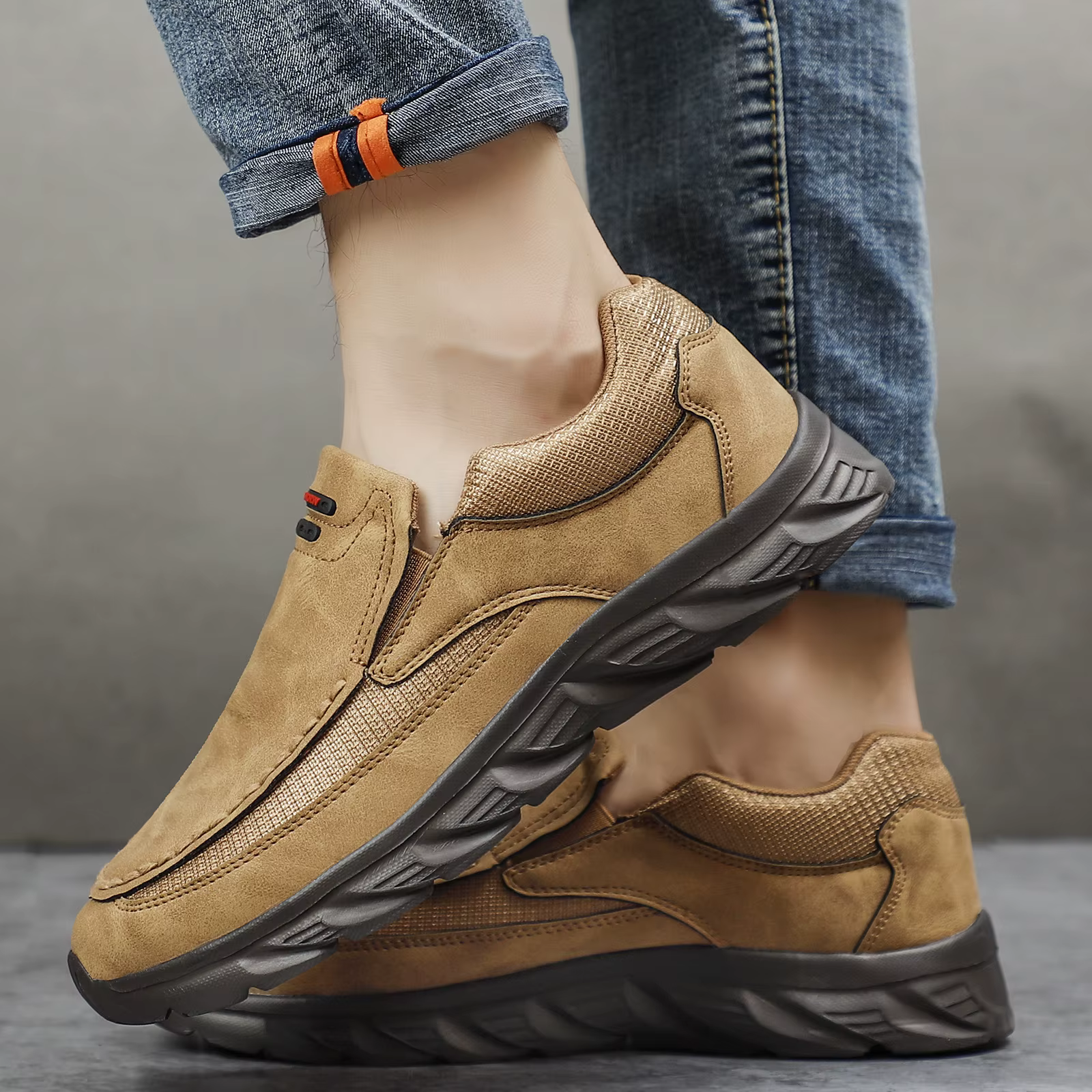 Hommes mocassins sans lacet chaussures décontractées