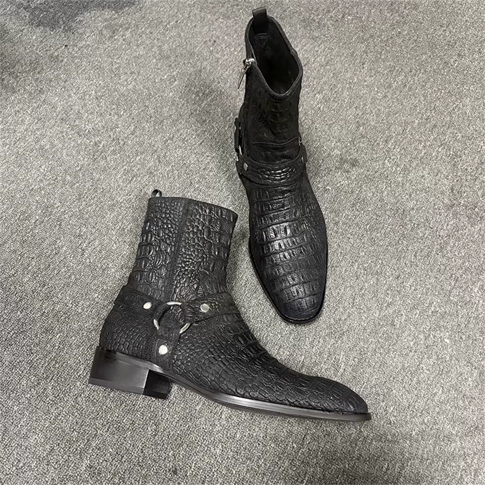 Bottes Chelsea de style britannique pour hommes