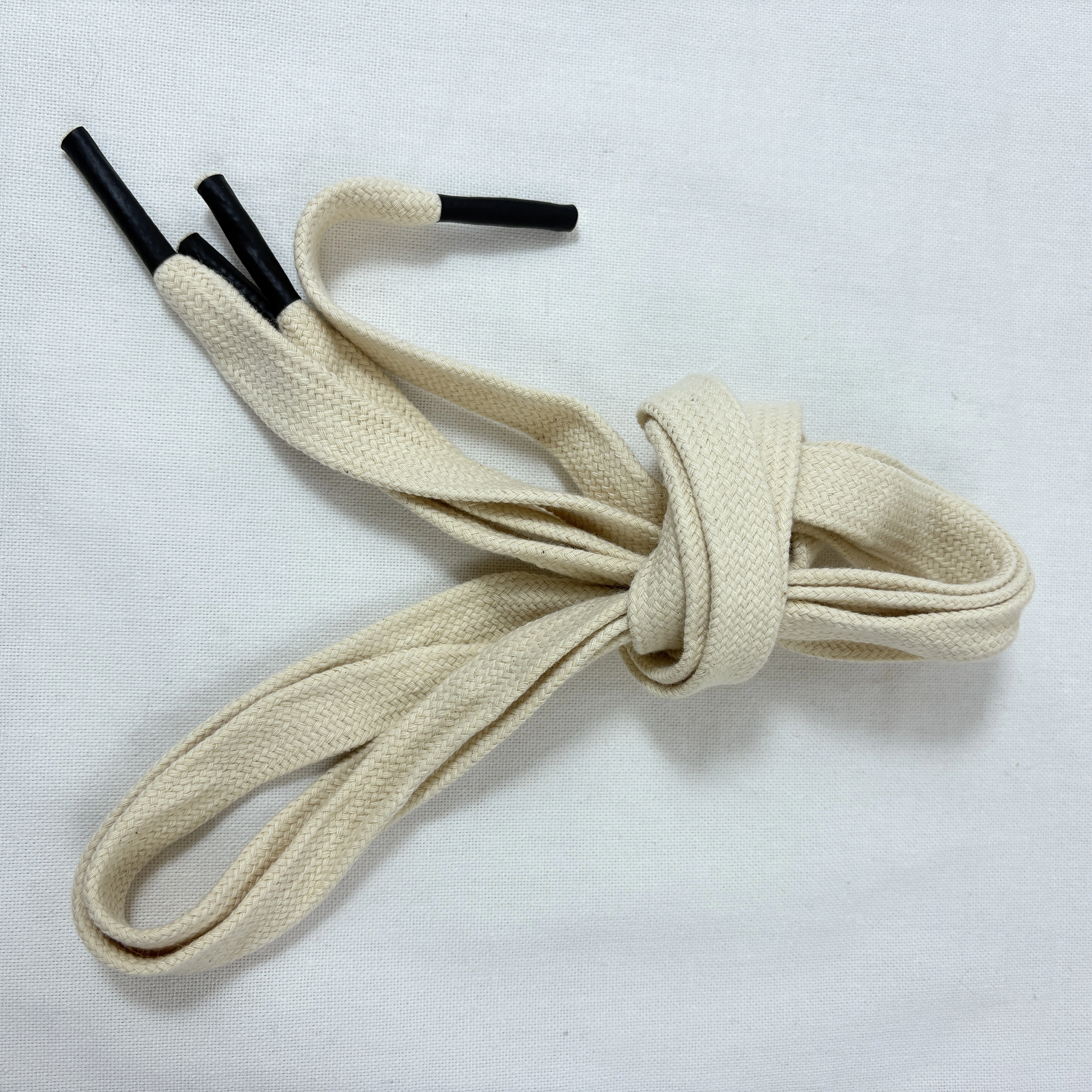 Riz blanc Qvah Owens homme Jumbo chaussures dentelle 100% femmes coton remplacement lacet large épais