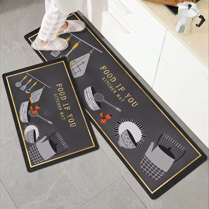 Tapis de cuisine, tapis de sol, mode Simple, Style nordique, tenue de maison, longue bande, décoration de maison moderne