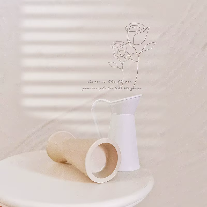 Service à thé miniature, modèle de théière jouet, scène de balcon de jardin, accessoires pour maison de poupée, mini-récipient à fleurs, vase