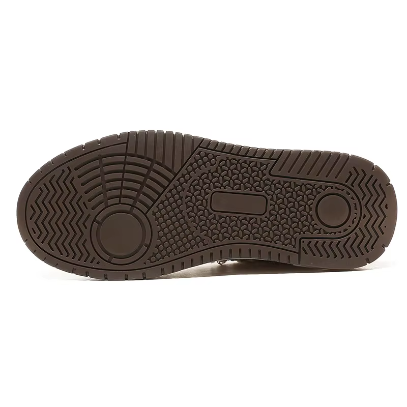 Chaussures de skateboard personnalisées en denim rétro pour hommes