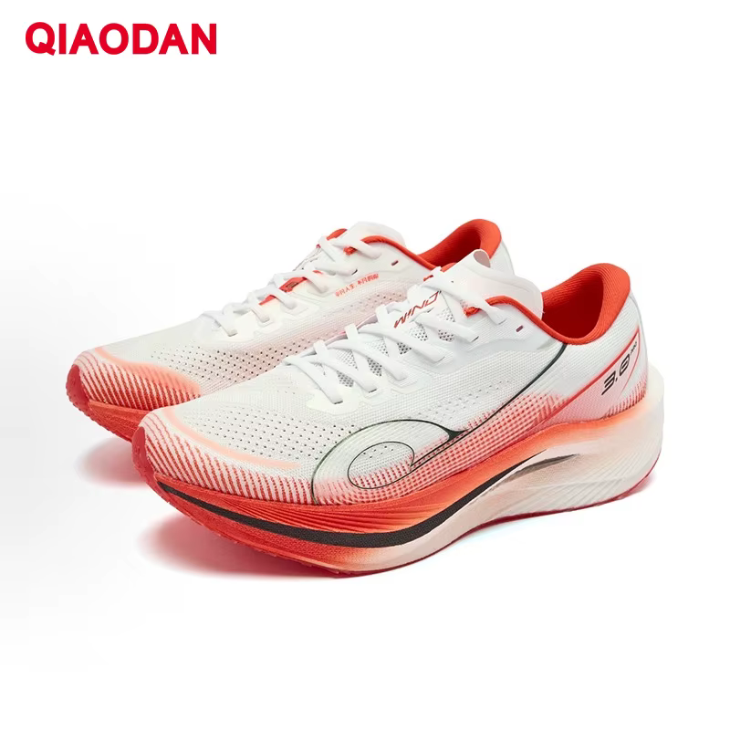 QIAODAN WIND 3PRO Chaussures de course Marathon avec plaque en carbone
