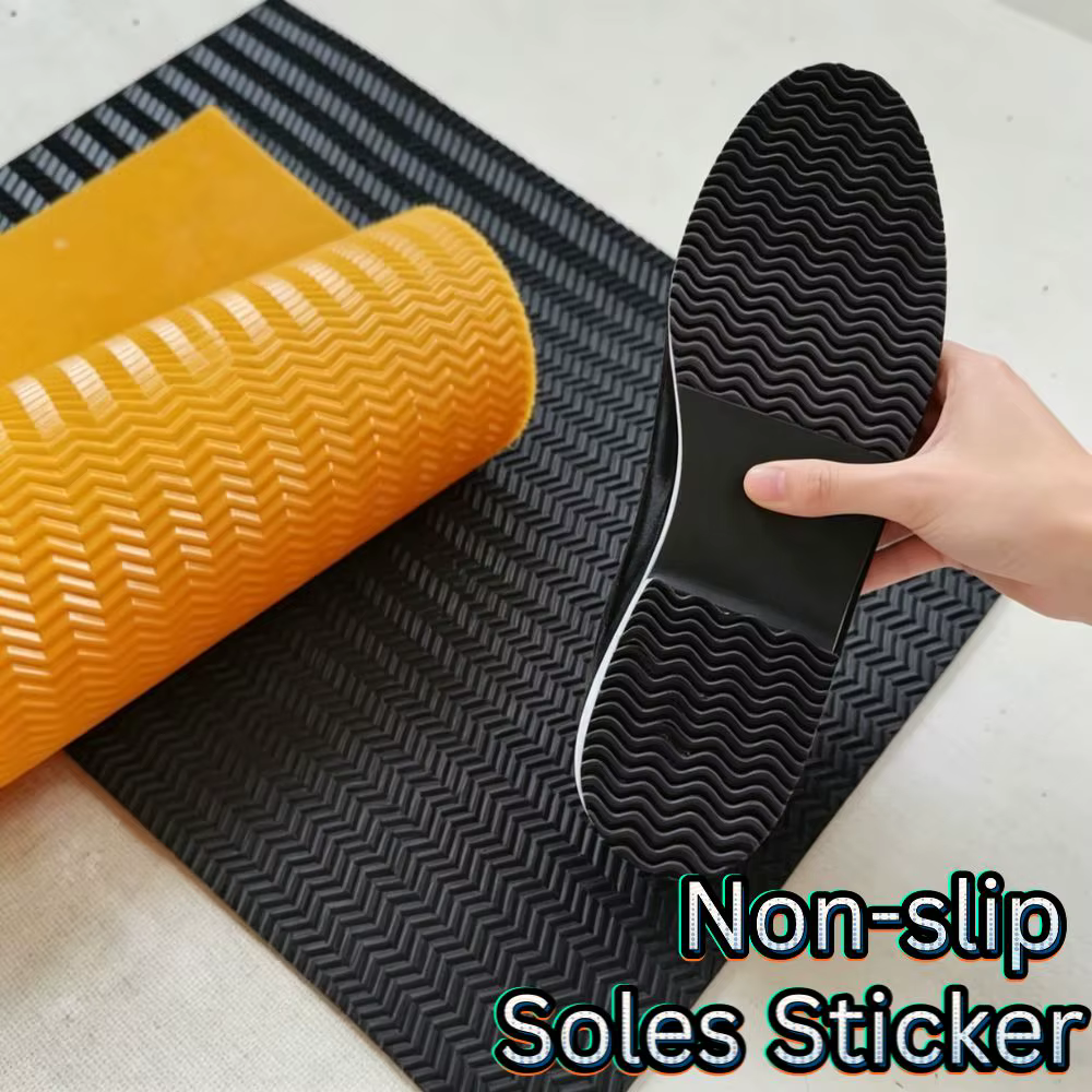 Semelles de chaussures antidérapantes en caoutchouc DIY