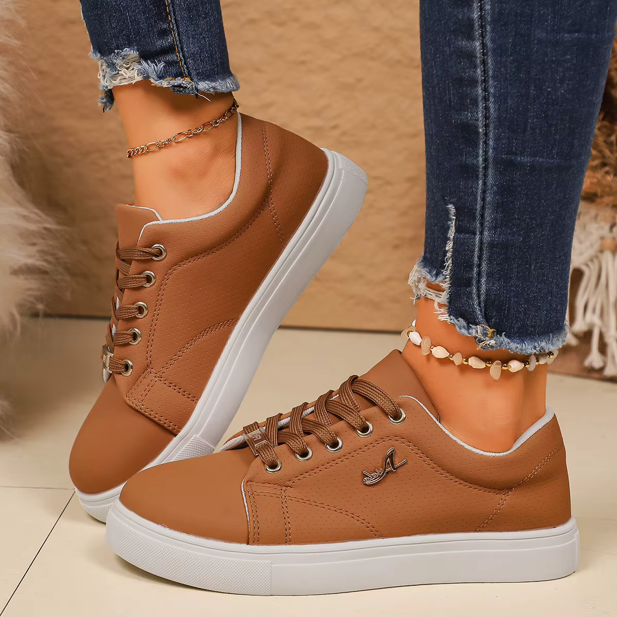 Femmes baskets tendance semelle souple marche