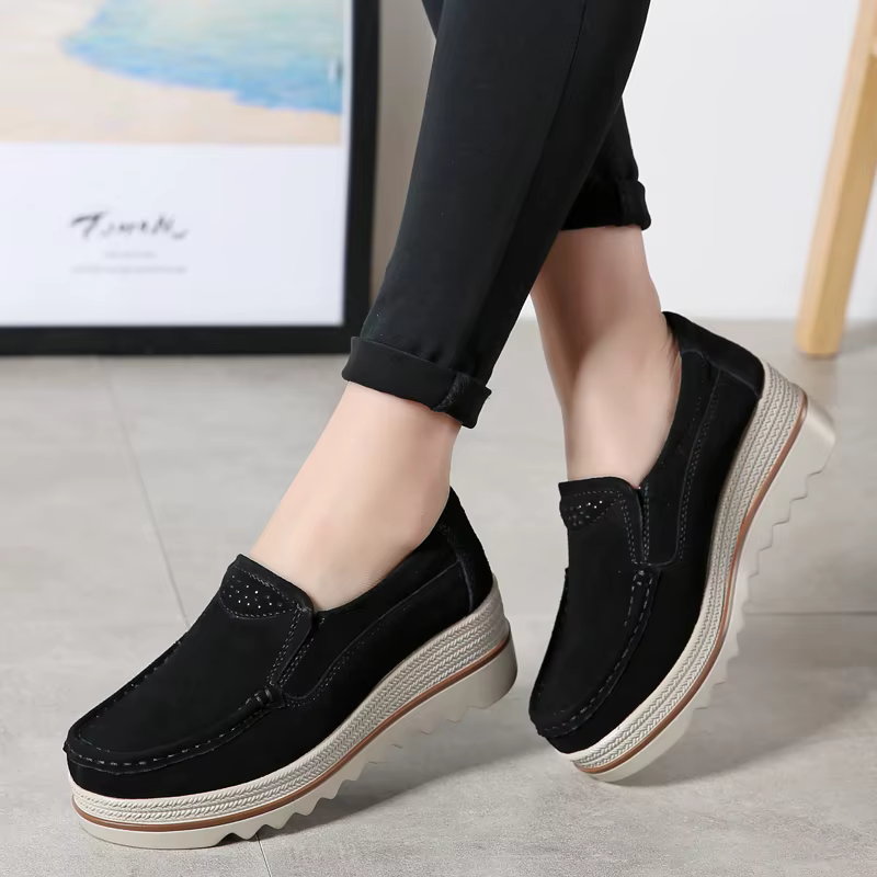 Nouvelles grosses baskets femmes chaussures mode plate-forme mocassins