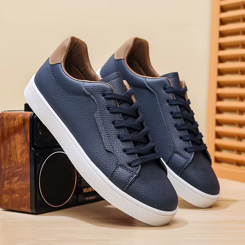 Chaussures de Skateboard en cuir pour hommes