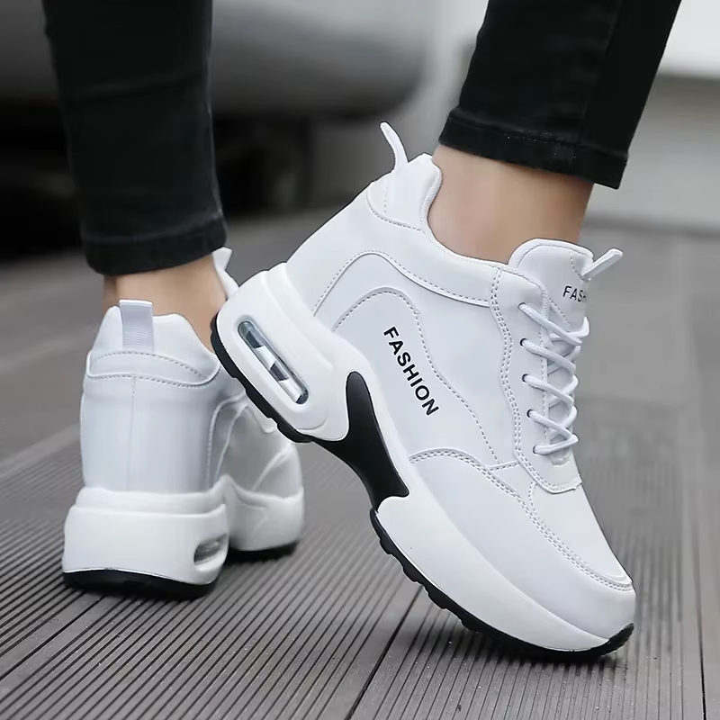 Chaussures de course à coussin de 8cm pour femmes