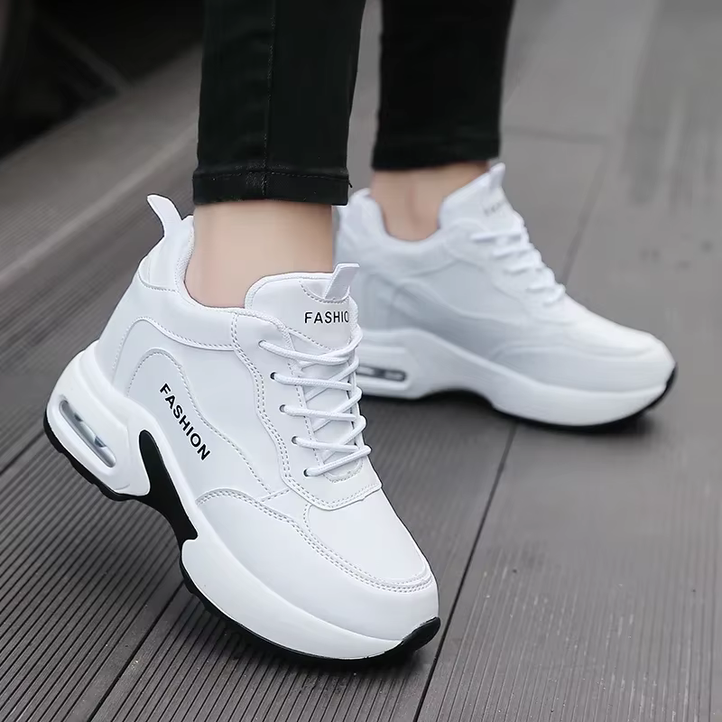 Chaussures de course à coussin de 8cm pour femmes